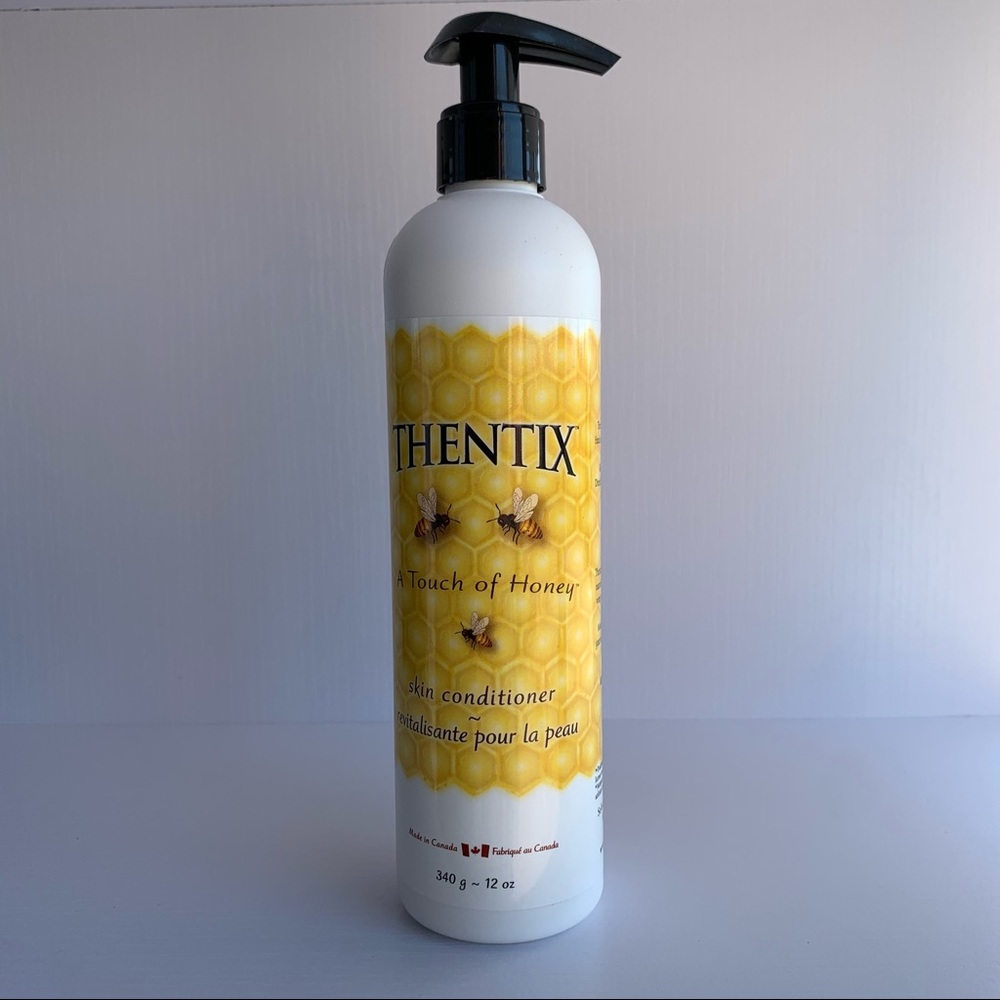 Thentix™ A Touch of Honey™ 12oz skin conditioner. Unscented
“MADE IN CANADA”. - Picture 3 of 6